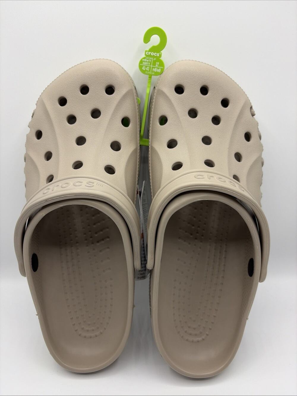 Crocs Adult Baya Clogs Sandals Tan Brown Size M9/W11 Unisex Shoes 10126-2V3 NWT